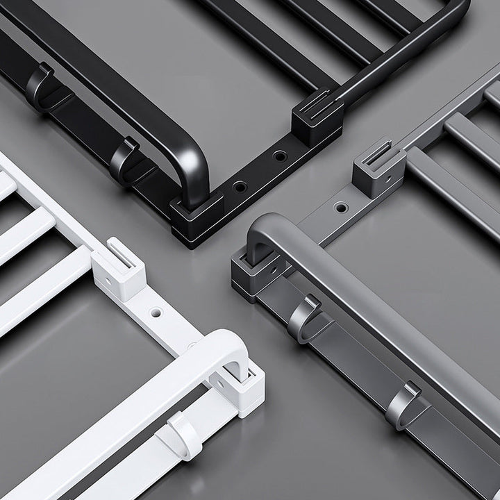 BowLift | Modern black bathroom accessory set Towel holder Bathroom fittings