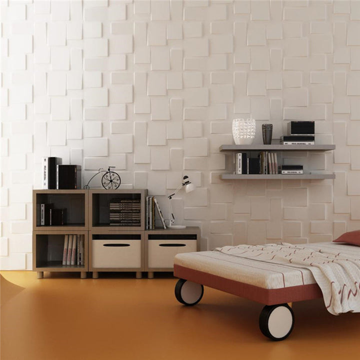 BowLift | Modern square wall covering Peel and Stick geometric pattern wall covering