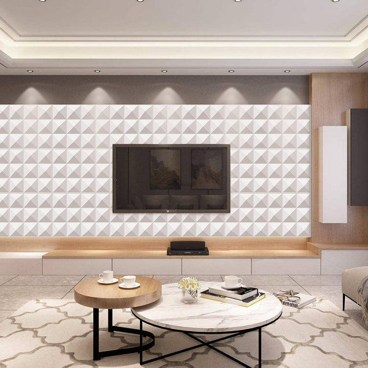 BowLift | Modern square wall covering Peel and Stick geometric pattern wall covering