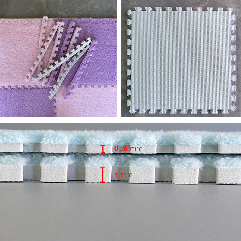 BowLift | Multicolored Level Loop Carpet Tile Non-Slip Composite Floor Tiles for Bedroom