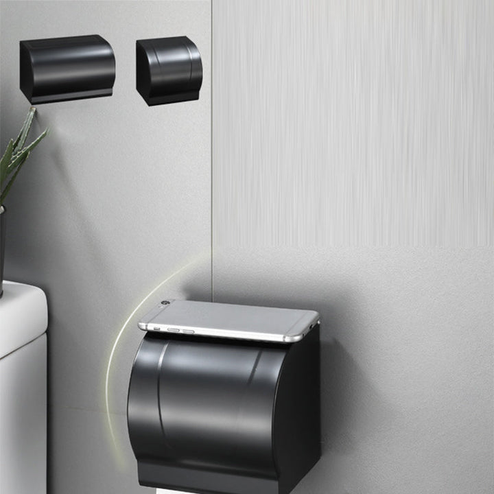 BowLift | Modern Bathroom Accessory Set Black Soap Dish Bath Shelf Bathroom Set