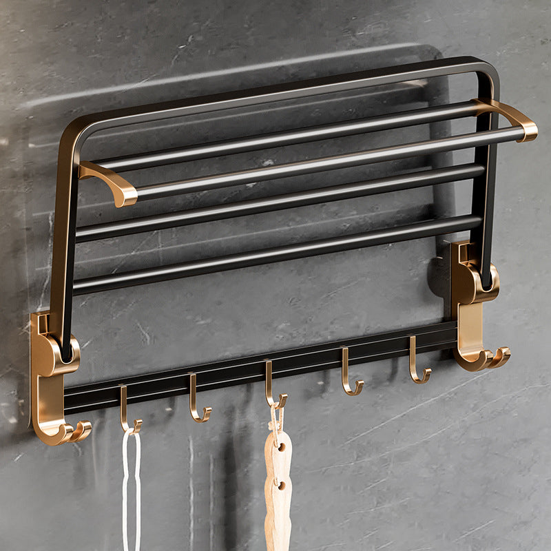BowLift | Traditional Black Aluminum Bathroom Fittings Set Bathroom Accessories Kit