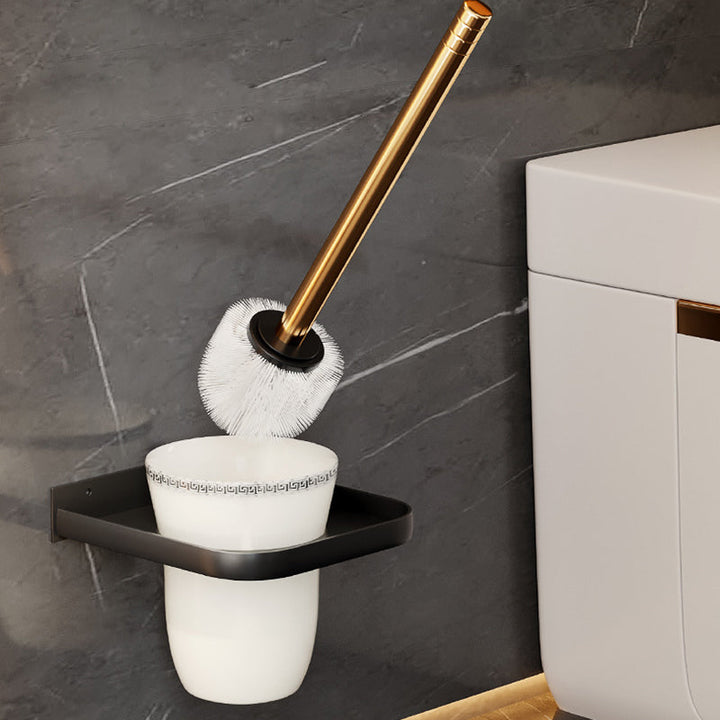 BowLift | Traditional Black Aluminum Bathroom Fittings Set Bathroom Accessories Kit