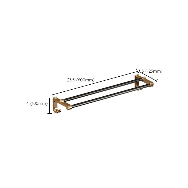 BowLift | Traditional Black Aluminum Bathroom Fittings Set Bathroom Accessories Kit