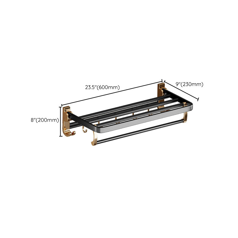 BowLift | Traditional Black Aluminum Bathroom Fittings Set Bathroom Accessories Kit