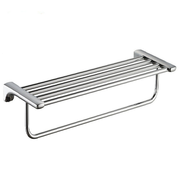 BowLift | Modern Bathroom Hardware Paper Holder Bathroom Shelf Silver Bathroom Accessory Set
