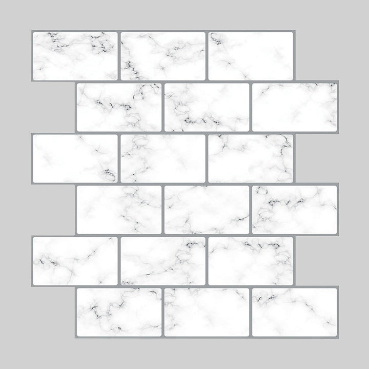 BowLift | Peel and Stick Wall Tile Water Repellent Rectangle PVC Peel & Stick Subway Tile