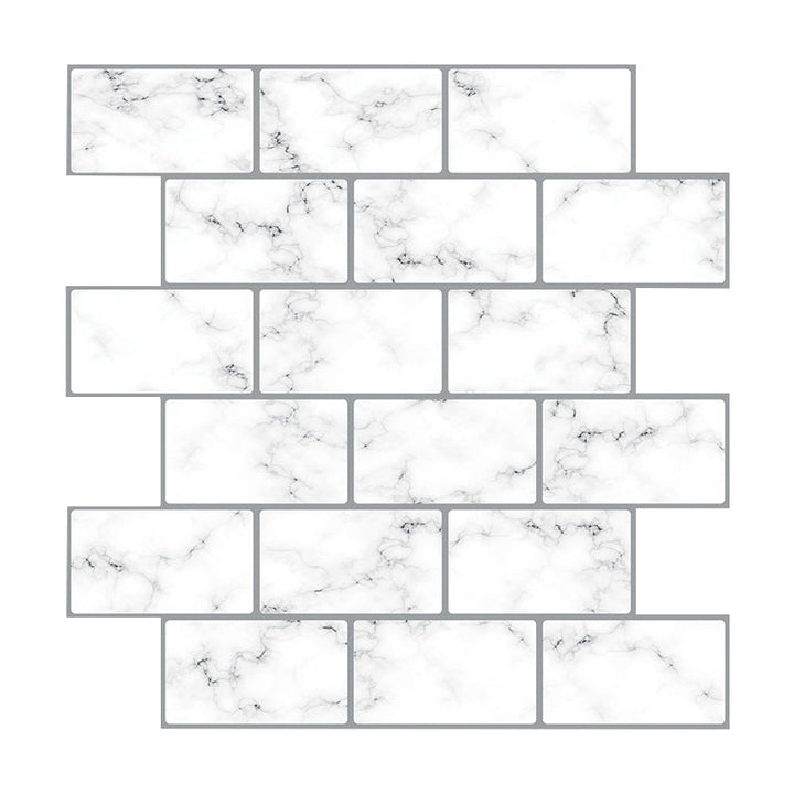 BowLift | Peel and Stick Wall Tile Water Repellent Rectangle PVC Peel & Stick Subway Tile