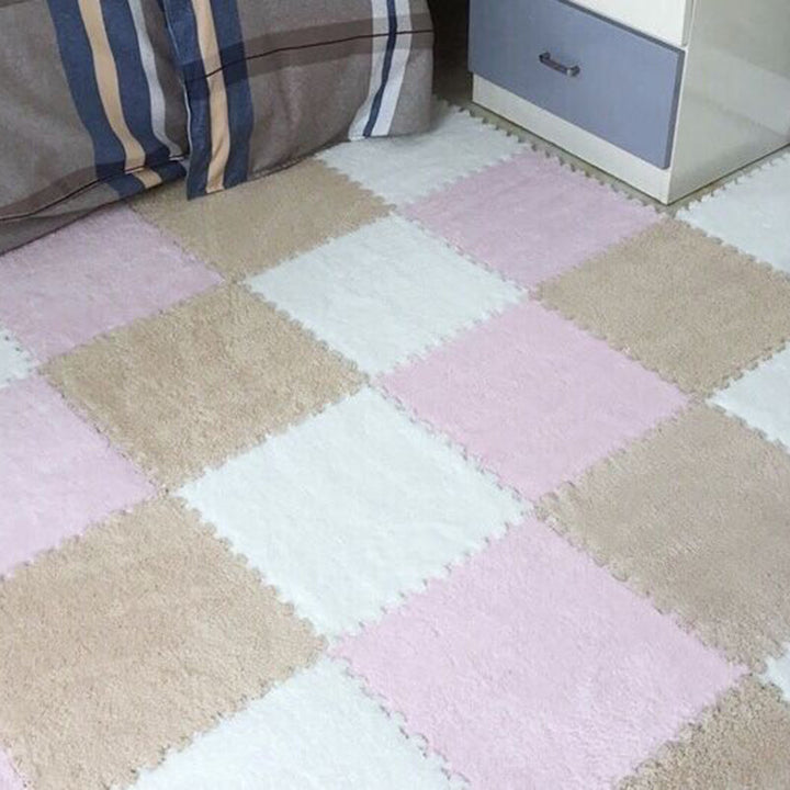 BowLift | Color-Fading-Resistant Carpet Tile Solid Interlocking Carpet Tile