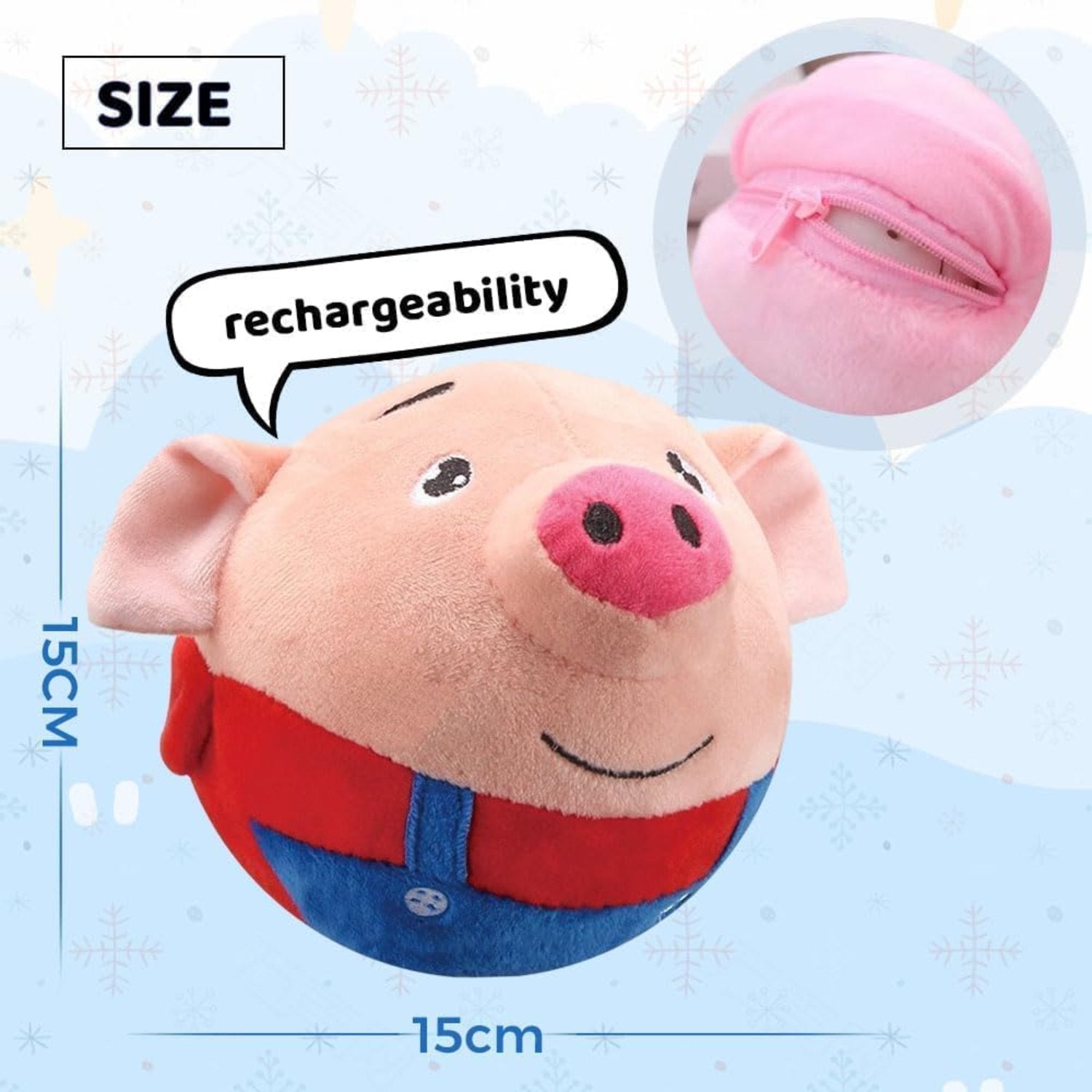 Cochonvif •  Interactive Pig Ball Toy