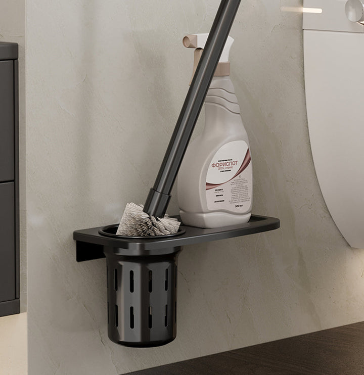 BowLift | Modern Bathroom Accessory Set Black Bathroom Shelf Bathroom Accessory Set