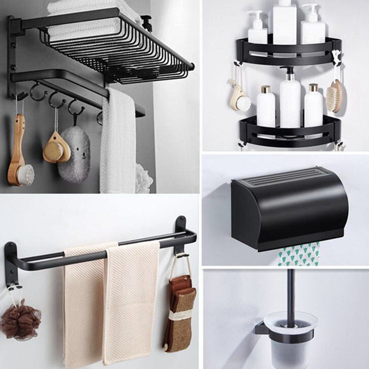 BowLift | Modern Bathroom Hardware Toilet Paper Holder Bathroom Shelf Bathroom Accessories Set
