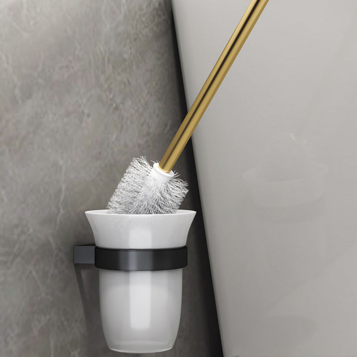 BowLift | Black & Brass Bathroom Set Modern Style Bathroom Accessories As Individual Piece Or As Set