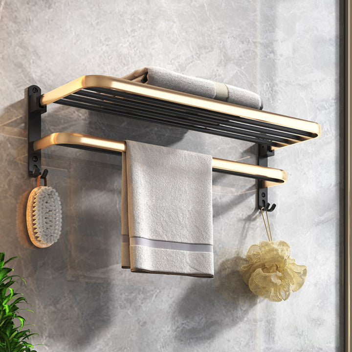 BowLift | Black & Brass Bathroom Set Modern Style Bathroom Accessories As Individual Piece Or As Set
