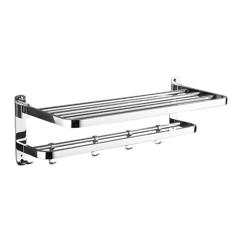 BowLift | Modern Stainless Steel Bathroom Set Silver Bathroom Accessory Set