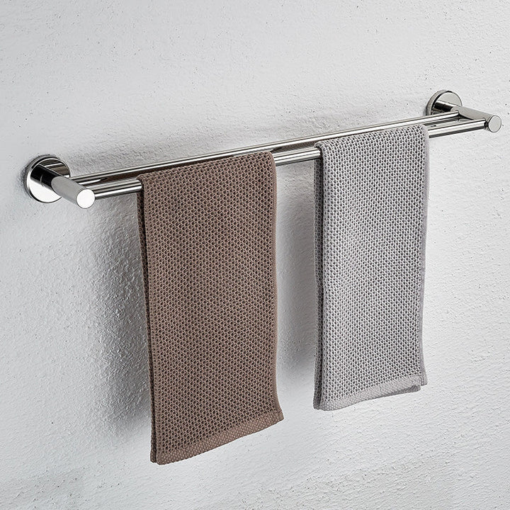 BowLift | Modern Steel Bathroom Accessory Set Silver Bathroom Accessory Kit