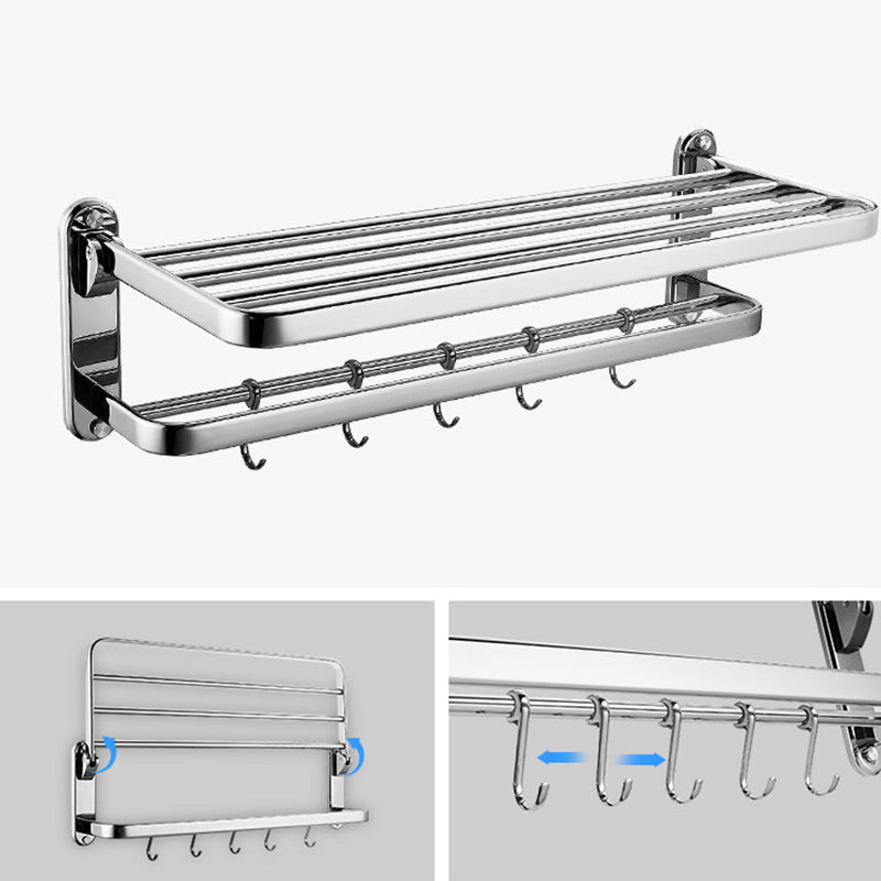 BowLift | Modern Steel Bathroom Accessory Set Silver Bathroom Accessory Kit