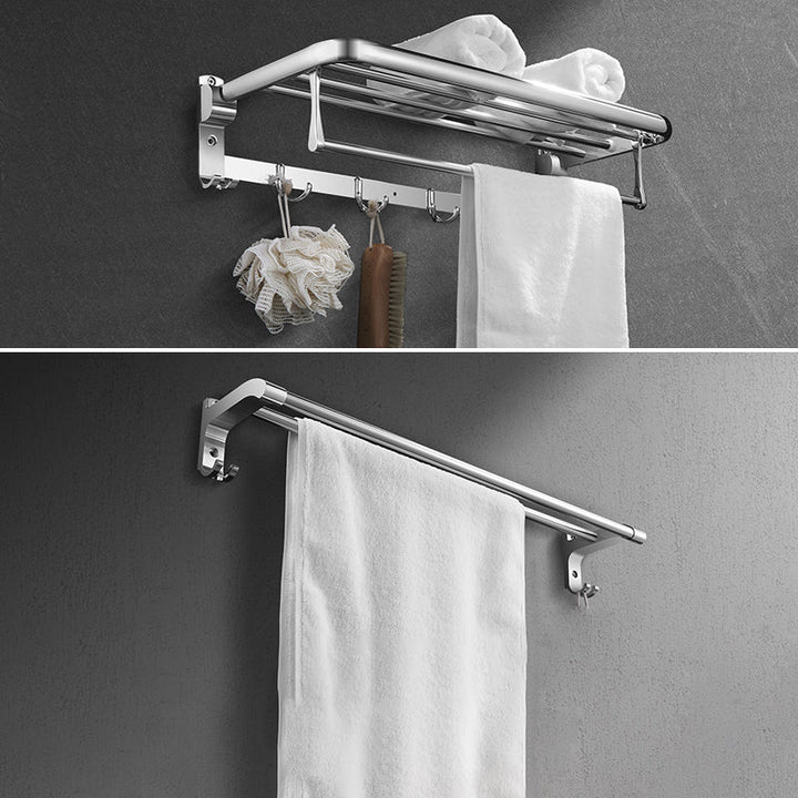 BowLift | Modern Stainless Steel Bathroom Shelf Paper Holder Bathroom Accessories Set