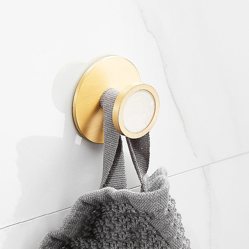 BowLift | Marble & Brass Bathroom Accessories Set Golden Bathroom Accessories Kit