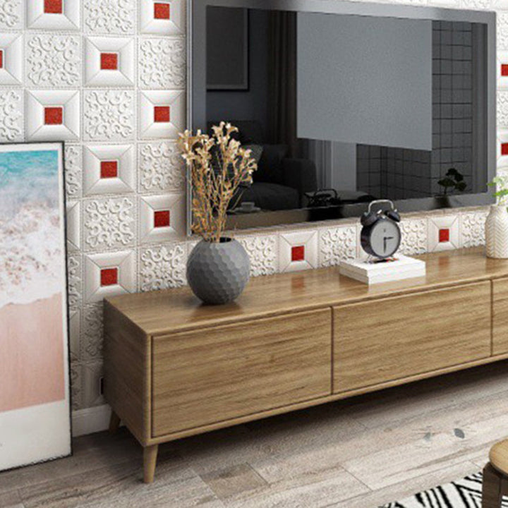 BowLift | Modern wall covering foam 3D embossed peel and stick wall panel