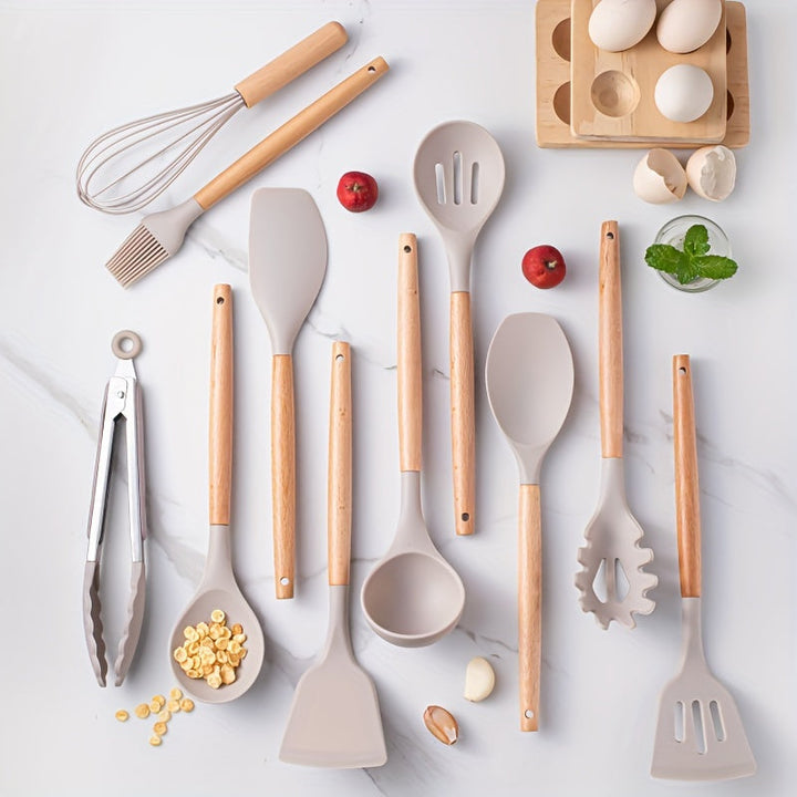 BowLift | SilicoWare – 12-Piece Silicone Kitchen Utensil Set