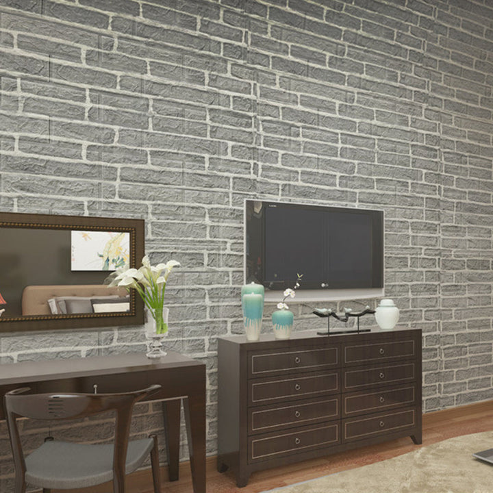 BowLift | 3D embossing interior wall panel self-adhesive square wall panel