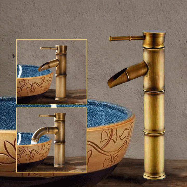 BowLift | Country House Style Basin Mixer Single Hole Bathroom Fitting
