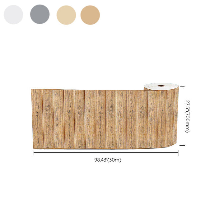 BowLift | Industrial Tin Backsplash Panel Smooth Wall Ceiling Wood Grain Design