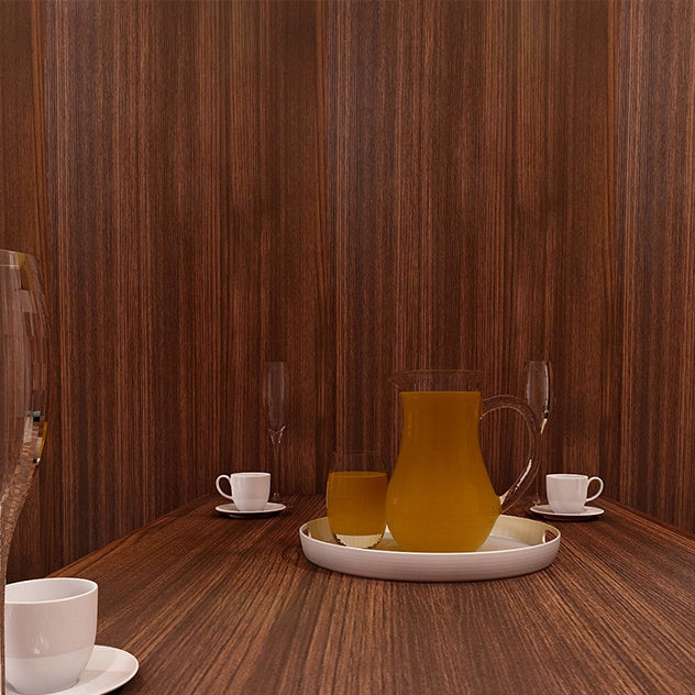 BowLift | Modern Pearl Wainscoting PVC Wood Grain Wall Access Panel Peel and Stick Wall Tile