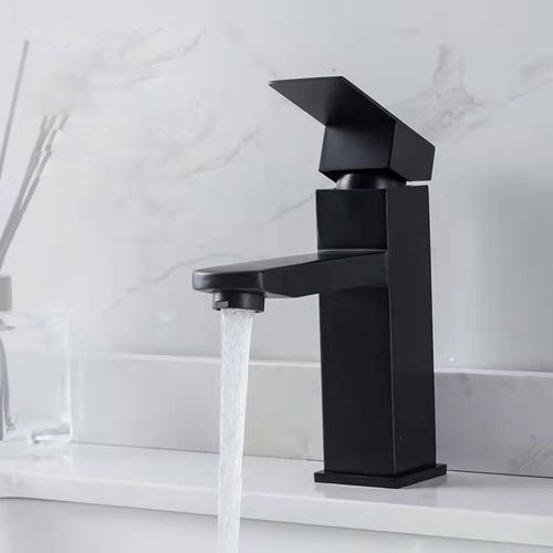 BowLift | Basic Centered Sink Faucet Monochrome Faucet Sink Bathroom Faucet
