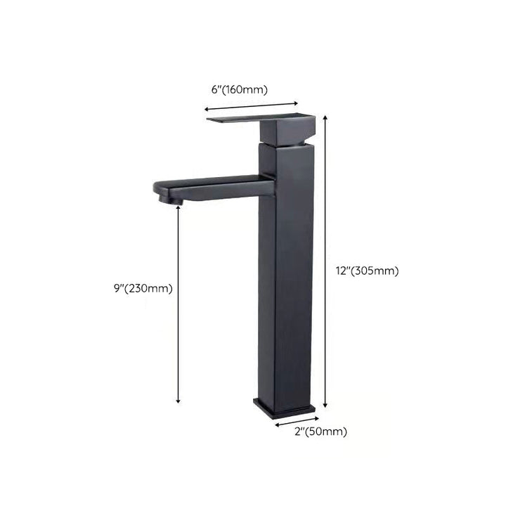 BowLift | Basic Centered Sink Faucet Monochrome Faucet Sink Bathroom Faucet