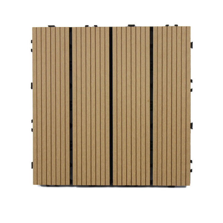 BowLift | Wooden Floor Tile Solid Color Click Lock Non-Slip Outdoor Terrace