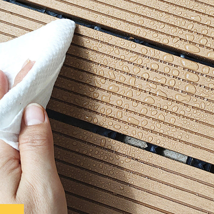 BowLift | Wooden Floor Tile Solid Color Click Lock Non-Slip Outdoor Terrace