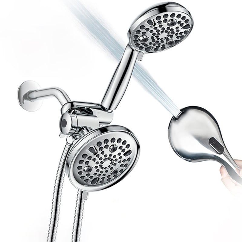 BowLift | Contemporary Shower Combination Adjustable Shower Head Chrome Ceiling Mounted Round Shower Head