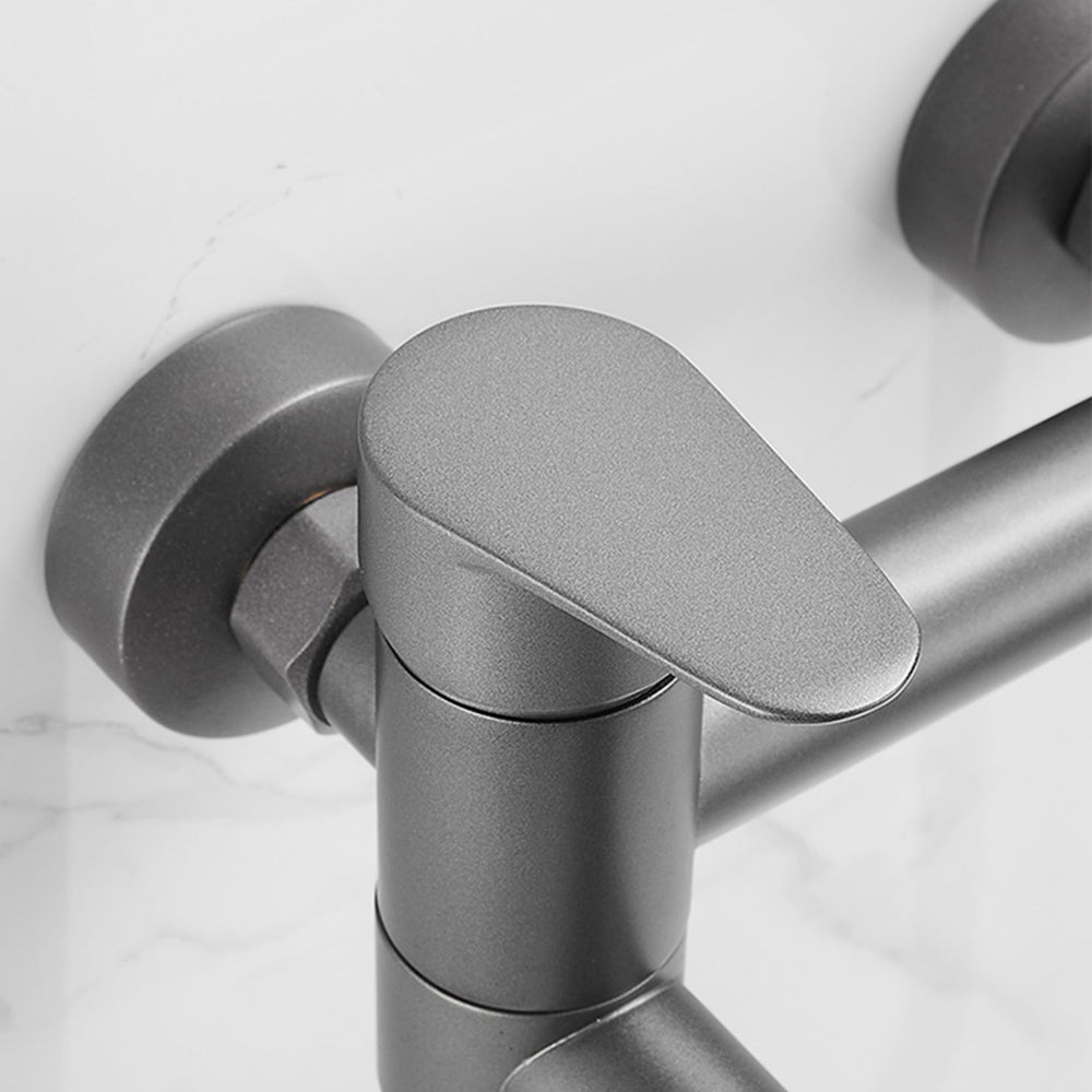 BowLift | Wall-mounted metal bathtub faucet low arch single lever bathtub faucet trim