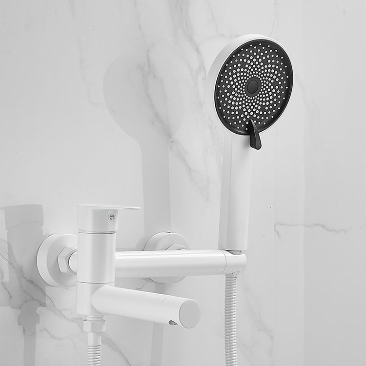 BowLift | Wall-mounted metal bathtub faucet low arch single lever bathtub faucet trim