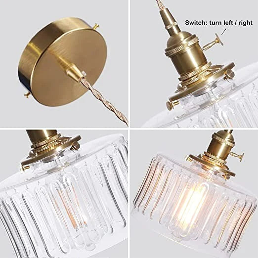 BowLift | Crystal Vintage Pendant Lamp - Harrison
