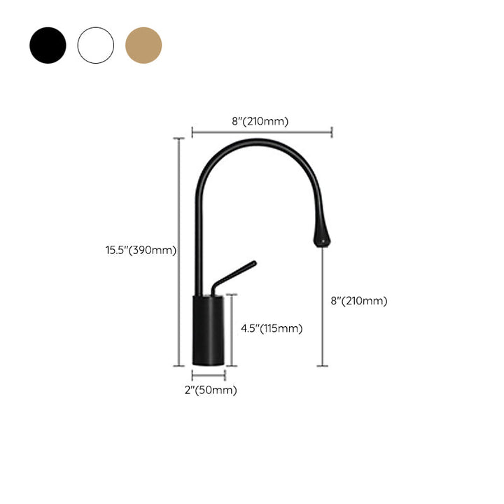 BowLift | Glam Style Faucet Single Handle Basin Faucet for the Bathroom