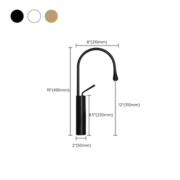BowLift | Glam Style Faucet Single Handle Basin Faucet for the Bathroom