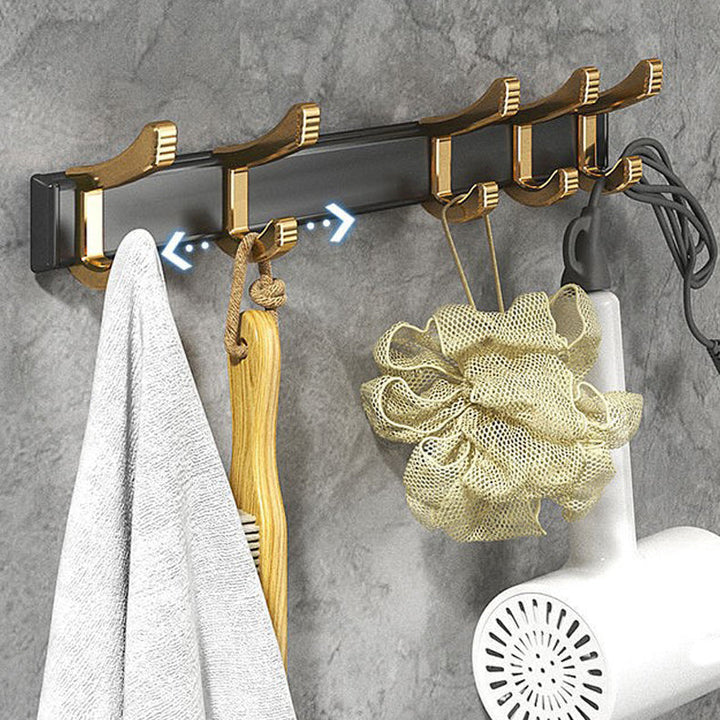 BowLift | Contemporary Metal 6-piece Bathroom Accessory Set with Bathroom Shelf
