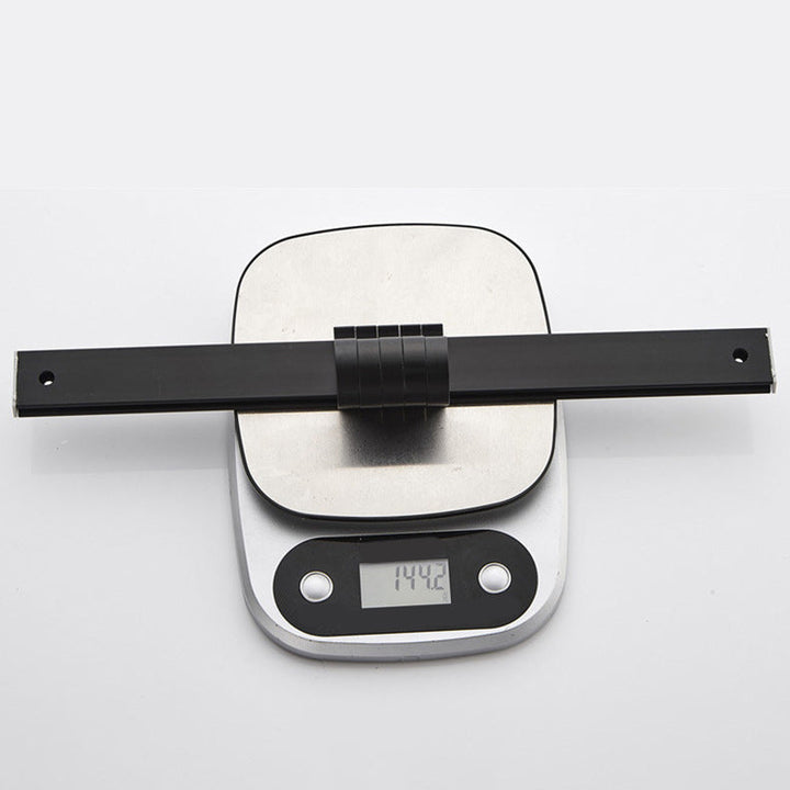 BowLift | 6-piece modern bathroom hardware set in matte black with bathroom shelf/towel holder & bathrobe hooks