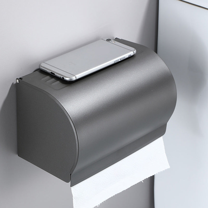 BowLift | Contemporary Gray Bathroom Hardware Set Bathroom Shelf/Towel Bar Including Bathroom Set