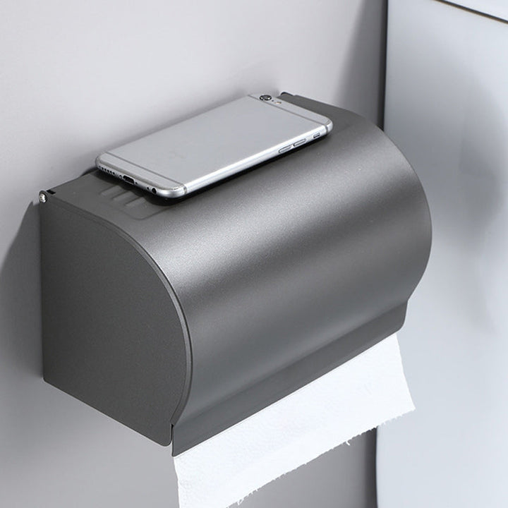 BowLift | Contemporary Gray Bathroom Hardware Set Bathroom Shelf/Towel Bar Including Bathroom Set