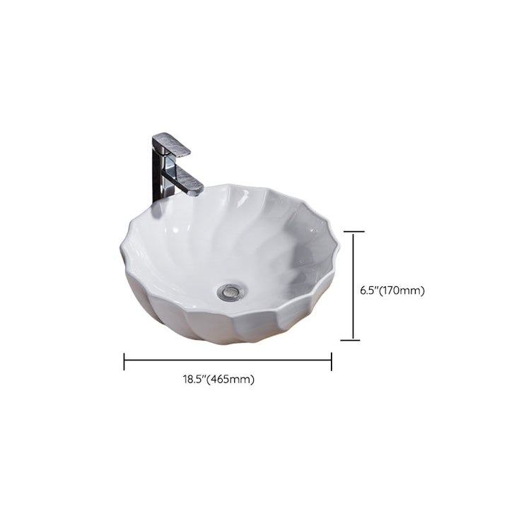 BowLift | Modern Sink Solid Color Porcelain Sink