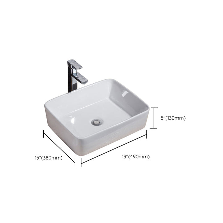 BowLift | Modern Sink Solid Color Porcelain Sink