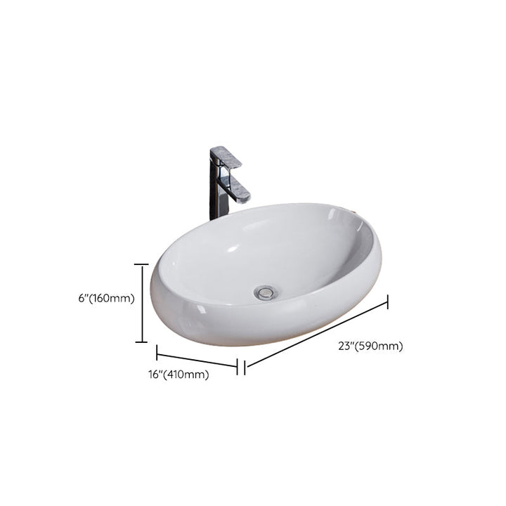 BowLift | Modern Sink Solid Color Porcelain Sink