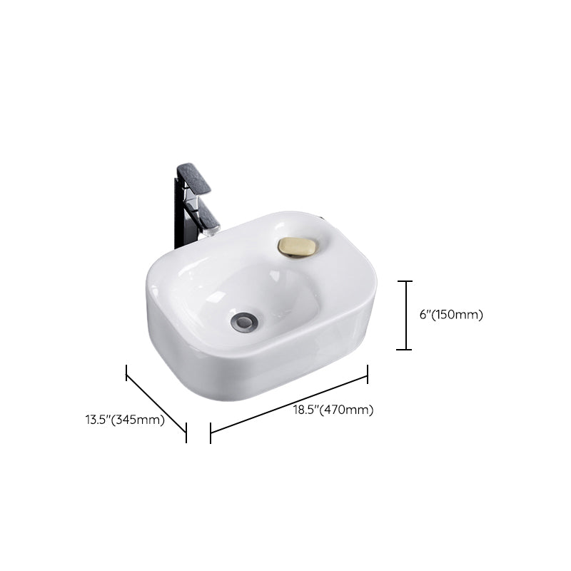 BowLift | Modern Sink Solid Color Porcelain Sink