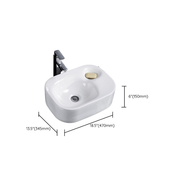 BowLift | Modern Sink Solid Color Porcelain Sink