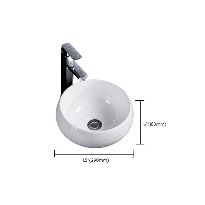 BowLift | Modern Sink Solid Color Porcelain Sink