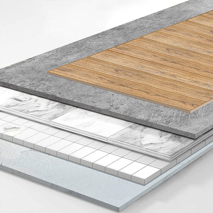 BowLift | Modern Tin Back Panel 3D Wall Ceiling Wood Grain Design